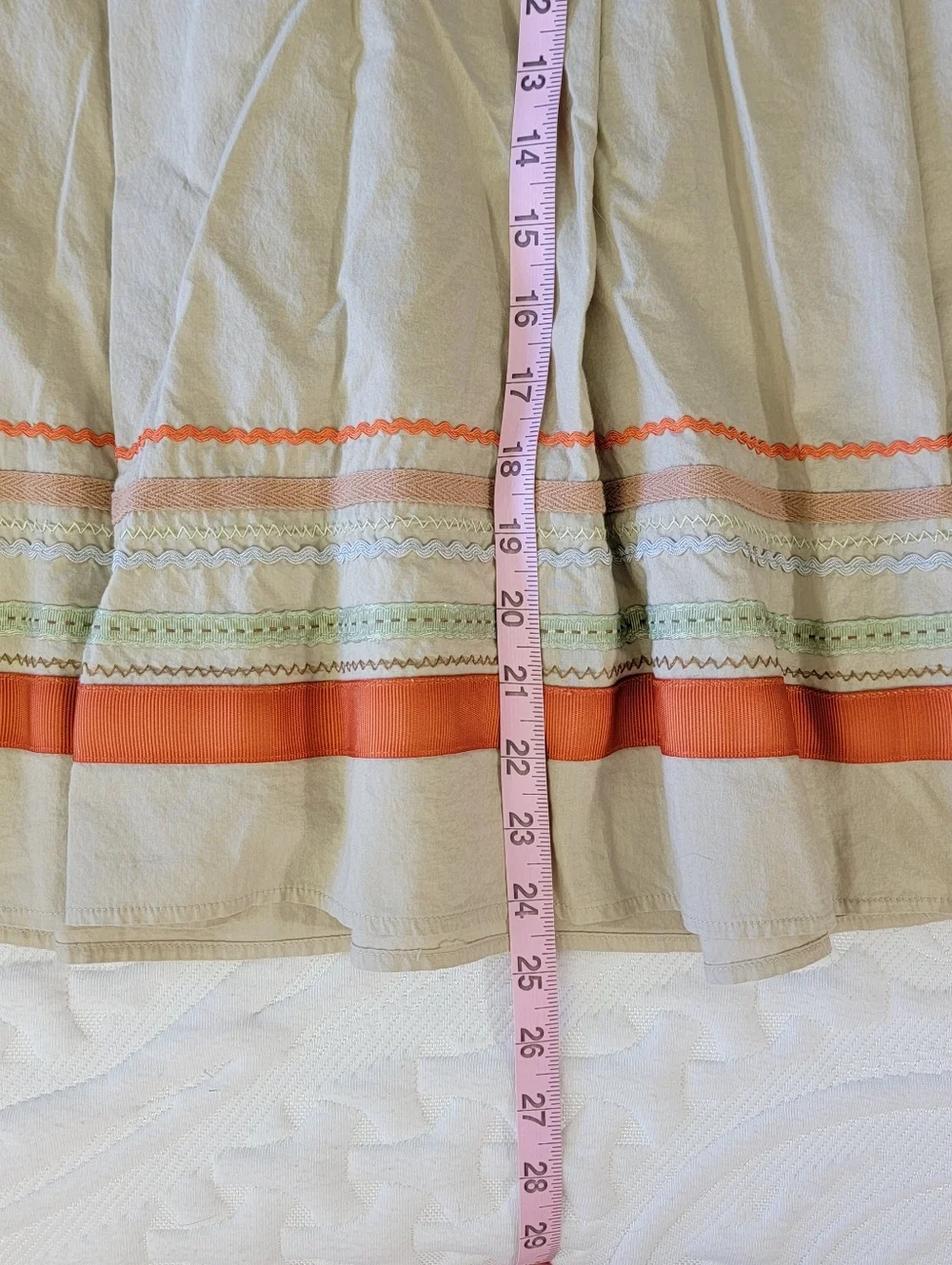 Merona tan pleated
